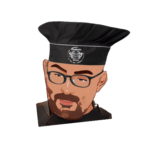 14 Hamburger E Fish Sticker by farorome