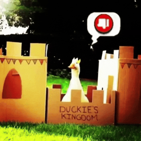 Dislike Duckie GIF