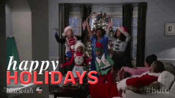 anthony anderson happy holidays GIF
