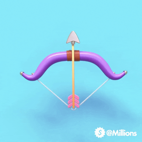 Bow And Arrow Love GIF by Millions