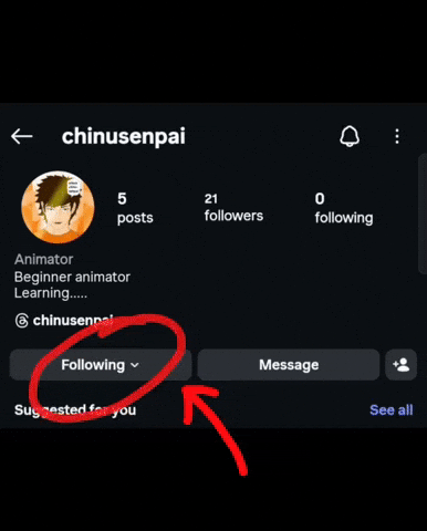 Follow Me GIF