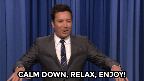 Calm Down Jimmy Fallon GIF by The Tonight Show Starring Jimmy Fallon - Find & Share on GIPHY