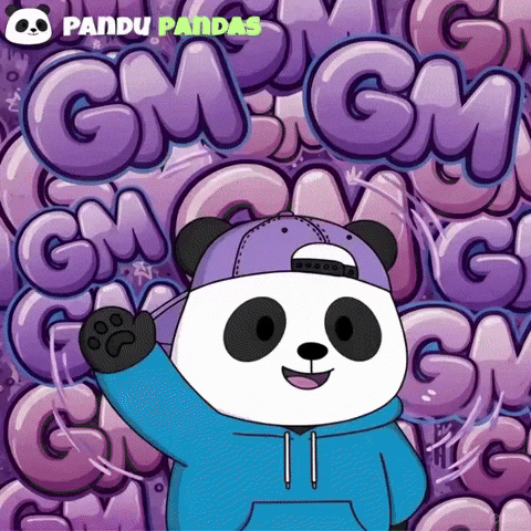 Good Morning Hello GIF by Pandu Pandas