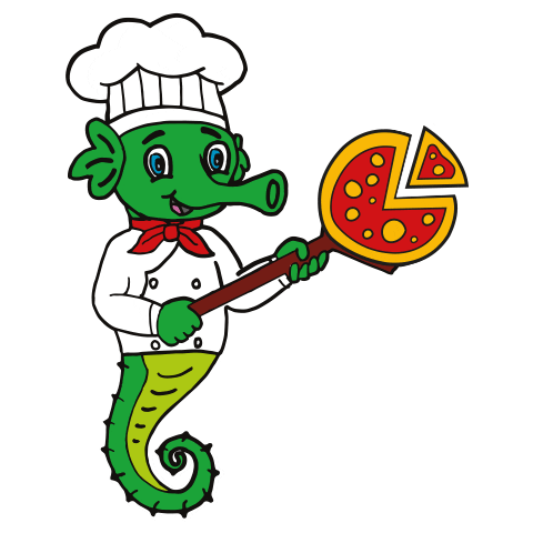 Sticker by Pizza 2 Buch