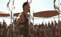 are you not entertained russell crowe GIF