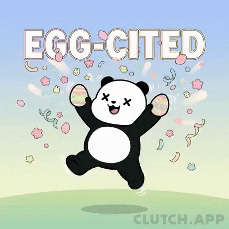 Easter Bunny GIF by Kanpai Pandas