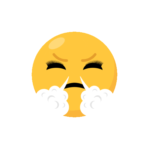Angry Emoji Sticker by Lash Perfect