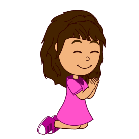 Gratidao Praying Sticker by Os Oliveirinhas