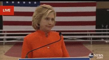 Hillary Clinton Idk GIF