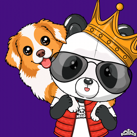Happy Puppy Love GIF by PandaPals