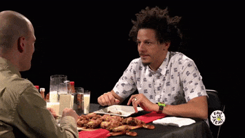Eric Andre Hot Ones GIF by First We Feast