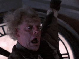 Doc Brown Fear GIF by Back to the Future Trilogy