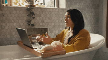 Work From Home Reaction GIF by Salesforce