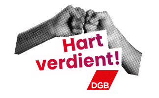 Demo Solidarity Sticker by Deutscher Gewerkschaftsbund (DGB)