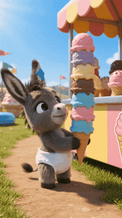 Happy Ice Cream GIF by Hugo El Burrito