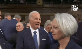 Joe Biden Surprise GIF by PBS NewsHour