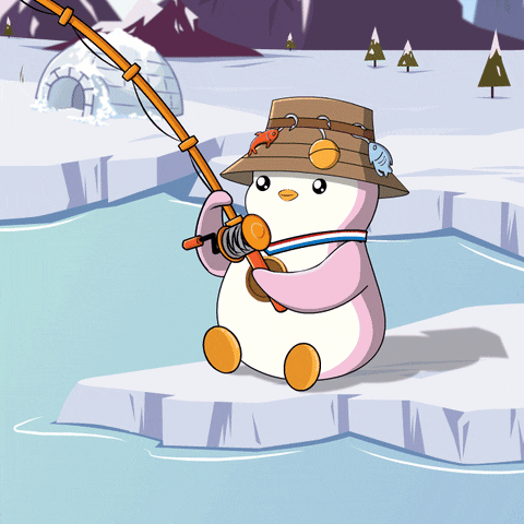 Snow Winter GIF by Pudgy Penguins