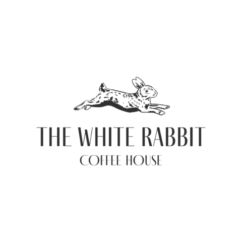 The White Rabbit Coffee House Sticker