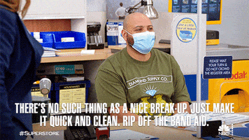 Break Up Nbc GIF by Superstore