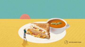 Grilled Cheese Animation GIF by The Explainer Studio
