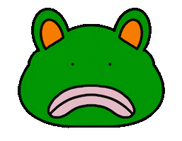 Rainbow Frog Sticker