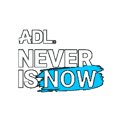 Antisemitism Neverisnow Sticker by ADL