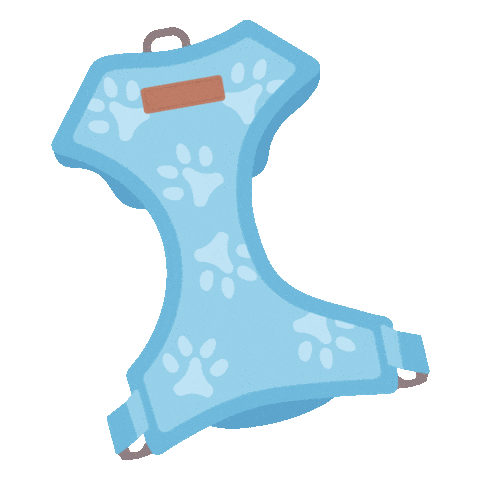 Dog Harness Sticker by Wildflower Pet Sitting and Dog Walking