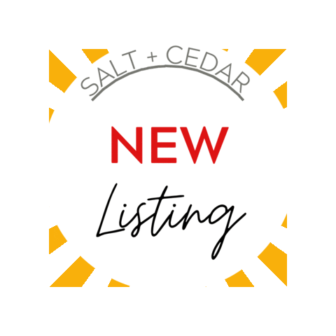 Real Estate New Listing Sticker by Salt and Cedar Properties