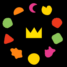 picturepressplay loop king candy crown GIF