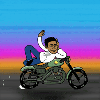 Motorcycle-wave GIFs - Get the best GIF on GIPHY