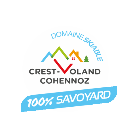 Station de ski Crest-Voland Cohennoz Sticker