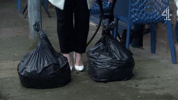 Break Up Trash GIF by Hollyoaks