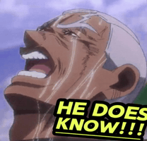 Jjba Does He Know GIF