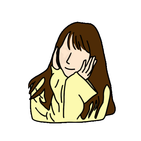 Happy Girl Sticker