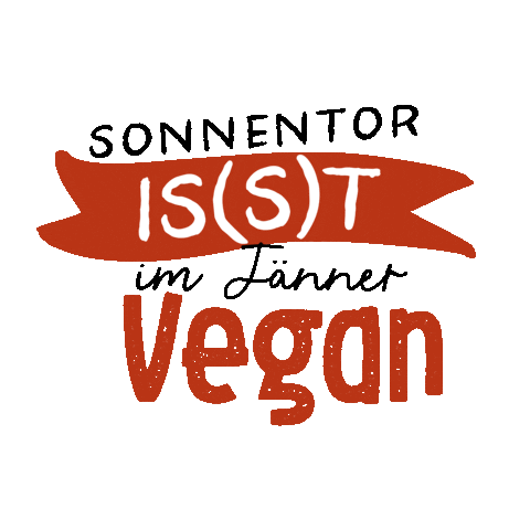 Vegan Veganuary Sticker by sonnentor