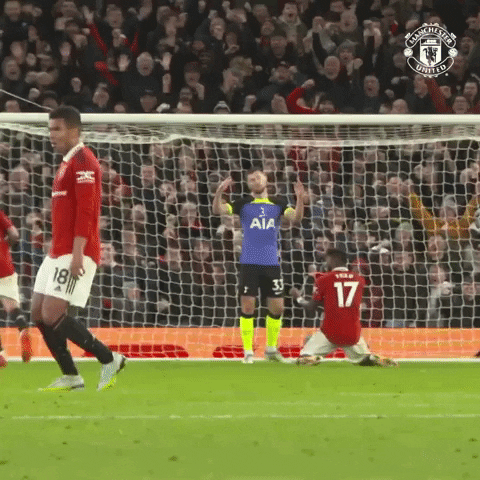 Happy Goal GIF by Manchester United