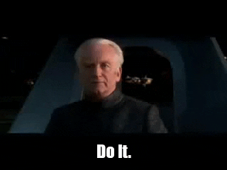 Image result for gif do it palpatine