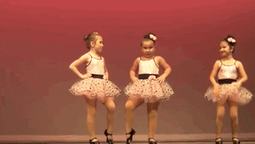 girl child sassy ballerina recital GIF