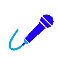 Microphone Sticker by WFHomie