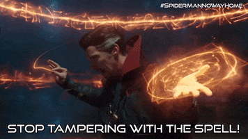 Benedict Cumberbatch Magic GIF by Spider-Man