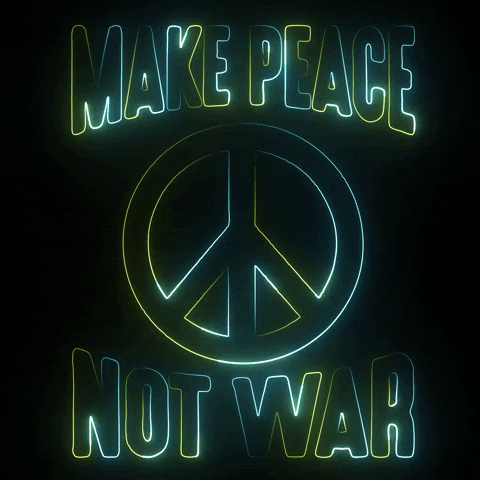 War Neon GIF