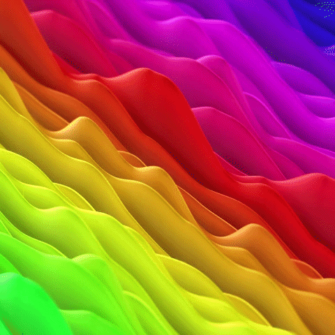 Rainbow Relaxing GIF by xponentialdesign