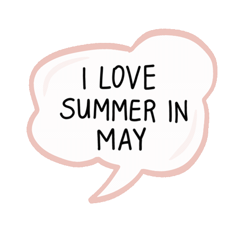 Summer in May Sticker