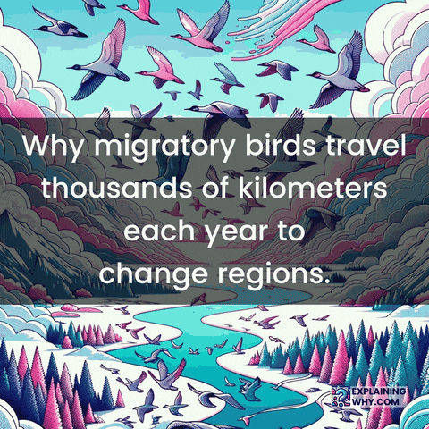Bird Migration GIF by ExplainingWhy.com