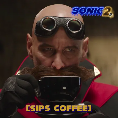 Jim Carrey Coffee GIF by Sonic The Hedgehog