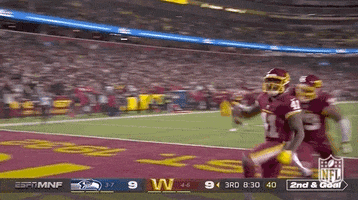 Excited Washington Football Team GIF by NFL