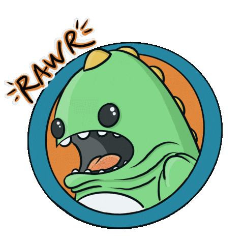 Kaiju Roar Sticker