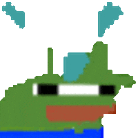 Pepe Meltdown Sticker