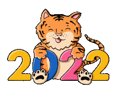 Chinese New Year Tiger Sticker