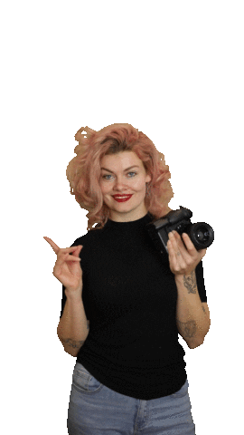 Pointing Sticker by Bymarije